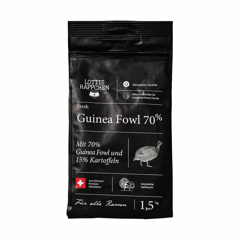 LOTTIS HÄPPCHEN Fresh Guinea Fowl 1,5 kg Expressversand